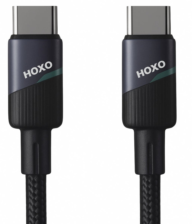 USB-C naar USB-C Kabel 1m - 66W Snelladen & Data transfer - Gevlochten Nylon Kabel - Datakabel - Snellader