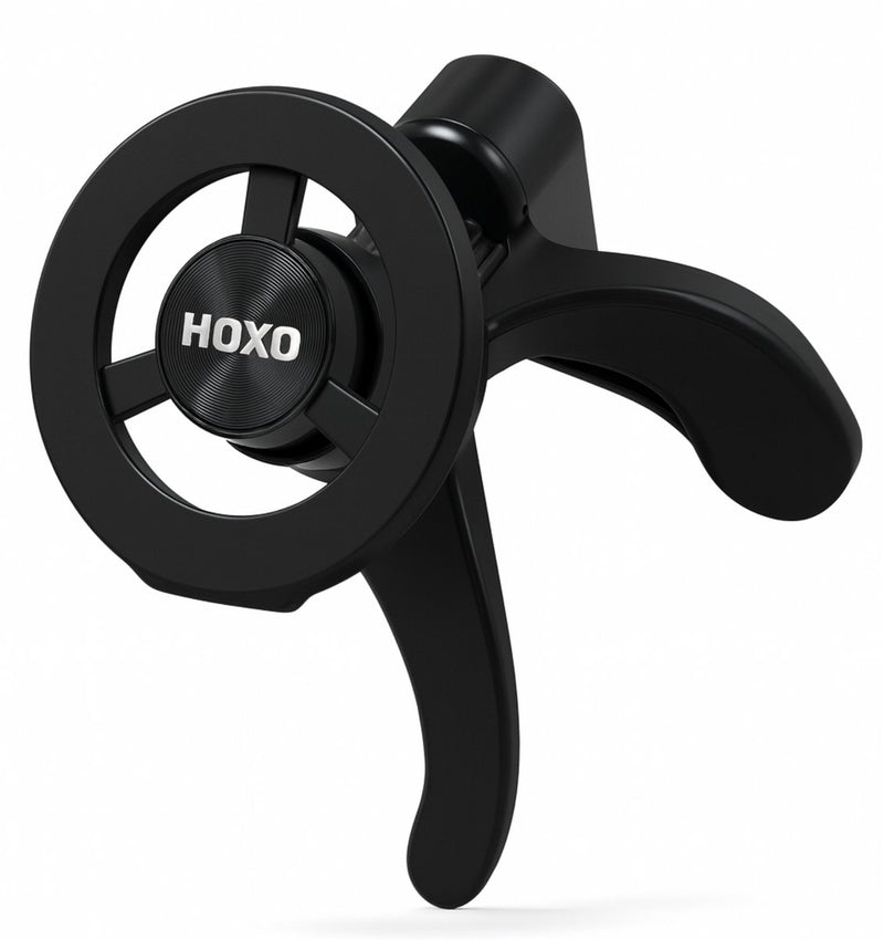 Magnetische Telefoonhouders auto met dubbel klemmachisme - Ventilatierooster - 360° Rotatie - Inclusief 2 Magneet Platen - Telefoonhouder - Voor smartphones 3 - 7 inch - Universeel