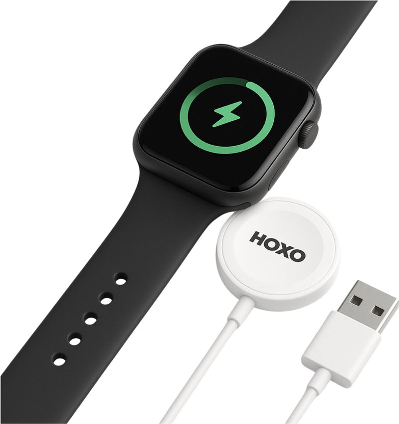 Draadloze Oplader Geschikt voor Apple Watch - Magnetische Oplaadkabel - 1.2 Meter USB Snellader - Serie 2 t/m 9 - Oplader voor Smartwatch