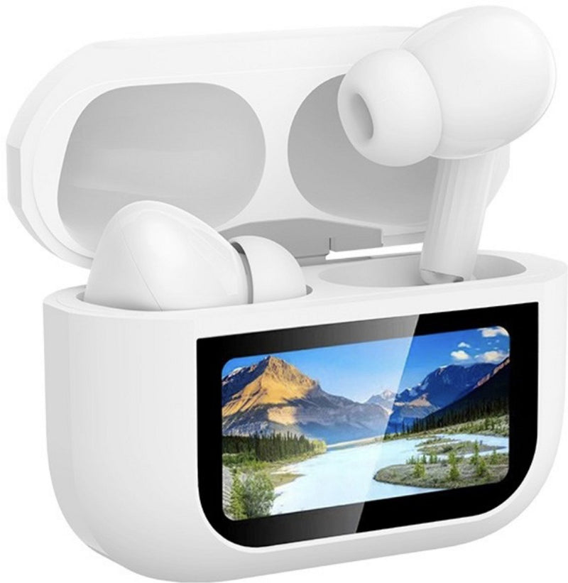 In-Ear Draadloze Oordopjes – Bluetooth 5.4 – Active Noise Cancelling – 20u Speeltijd – Oplaadcase met Touch Display - ENC