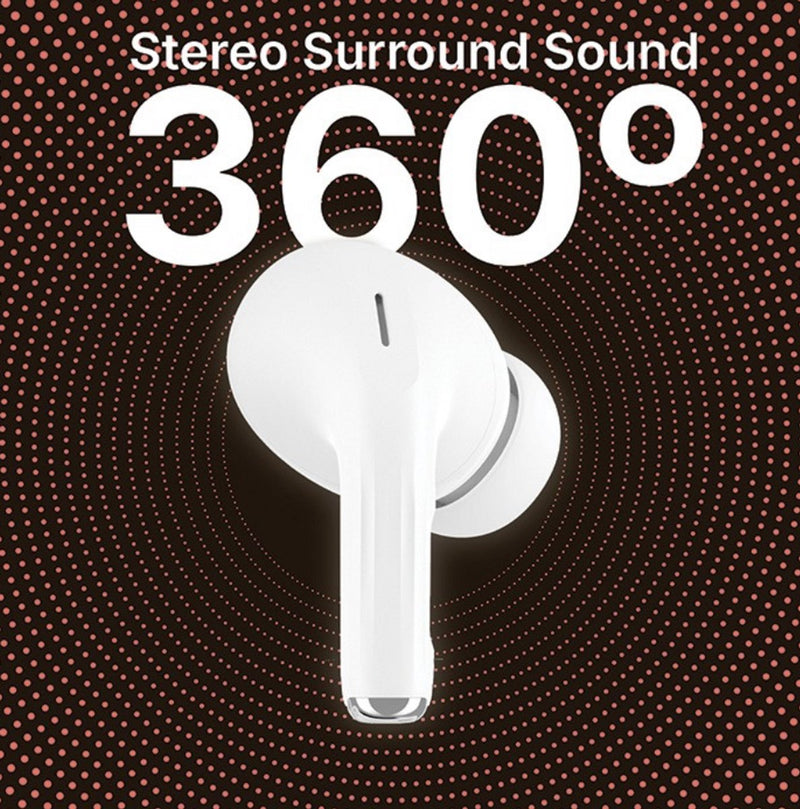 In-Ear Draadloze Oordopjes – Bluetooth 5.4 – Active Noise Cancelling – 20u Speeltijd – Oplaadcase met Touch Display - ENC