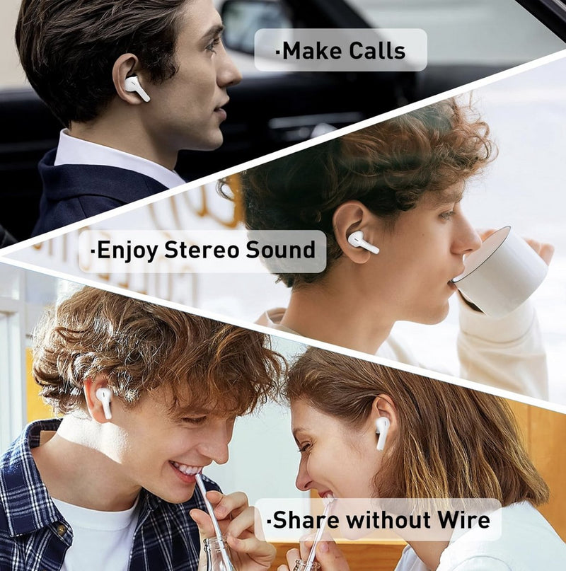 In-Ear Draadloze Oordopjes – Bluetooth 5.4 – Active Noise Cancelling – 20u Speeltijd – Oplaadcase met Touch Display - ENC