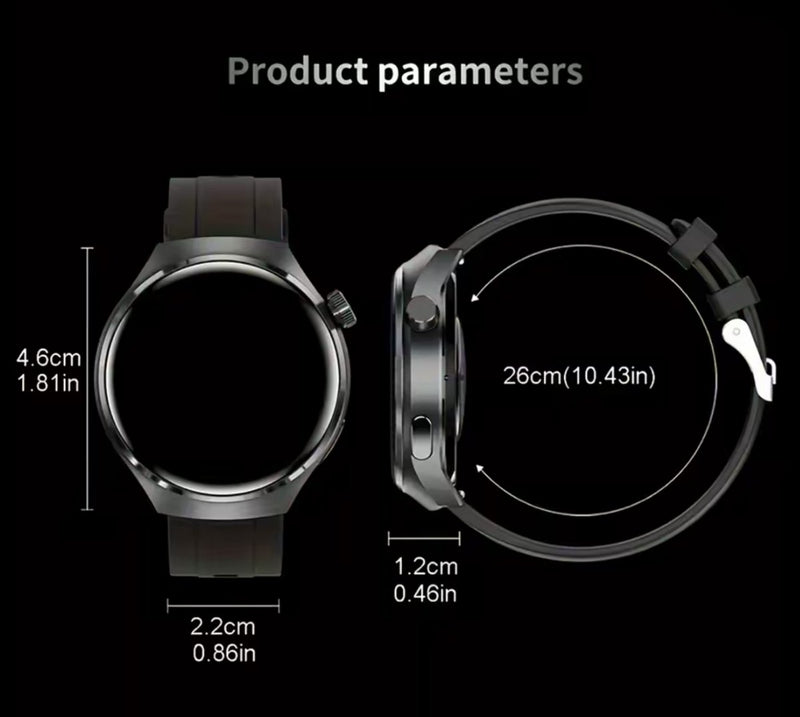 HD Smart Watch - Gezondheidsanalyse - Sportanalyses - 3D Dynamische Wijzerplaten - IP68 Waterdicht - Ergonomisch - Bellen - Bluetooth - Geschikt voor iOS & Android