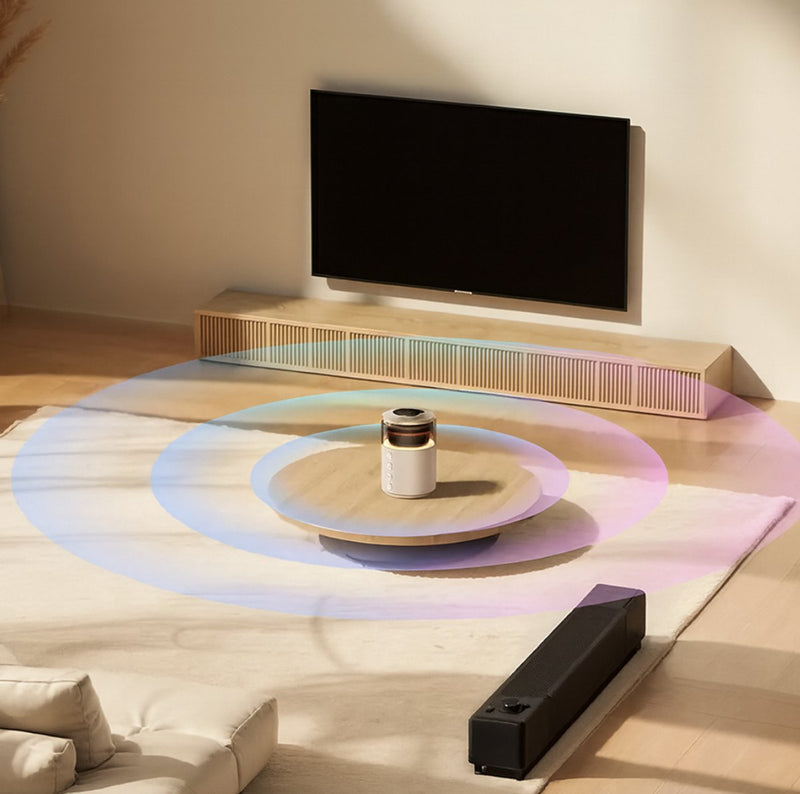 5-in-1 Draadloze Oplader 15W met Speaker & Nachtlamp - Bluetooth 5.4 - Transmissie 10m - Magnetisch Snellader - Universeel