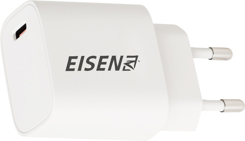 USB-C Adapter 20W Oplader - Snellader GaN - Power Delivery 3.0 - Wit - Compact - Thuislader & Reisvriendelijk