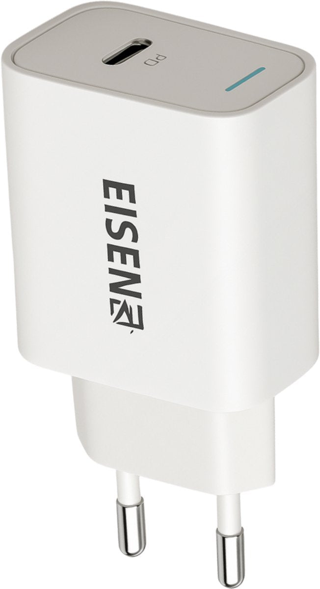 Opladers Bedrade opladers USB-C Oplader 20W met Kabel – Power Delivery 3.0 – GaN Snellader - Oplader set - Power Adapter - Geschikt voor Lightning