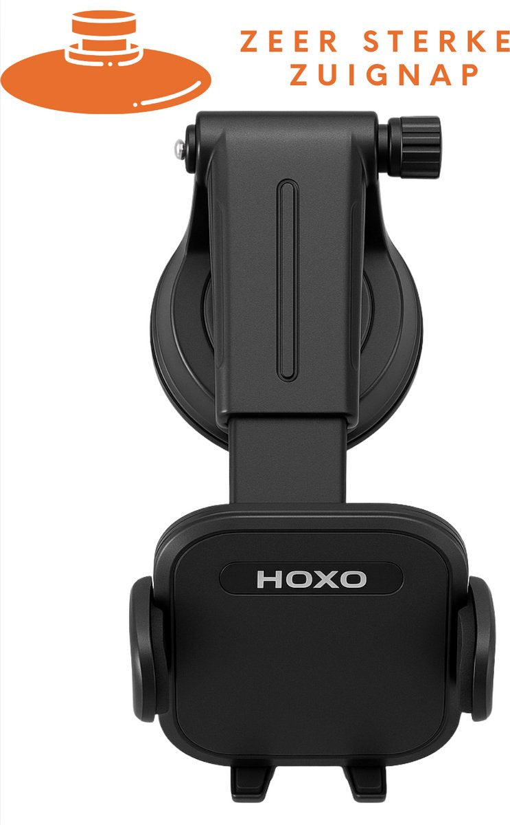 Telefoonhouder auto met Zuignap 2-in-1 - Geschikt voor bureau, raam, dashboard & & Ventilatie Luchtrooster - Extra sterk zuignap - Universele telefoonhouder - Een knop bediening