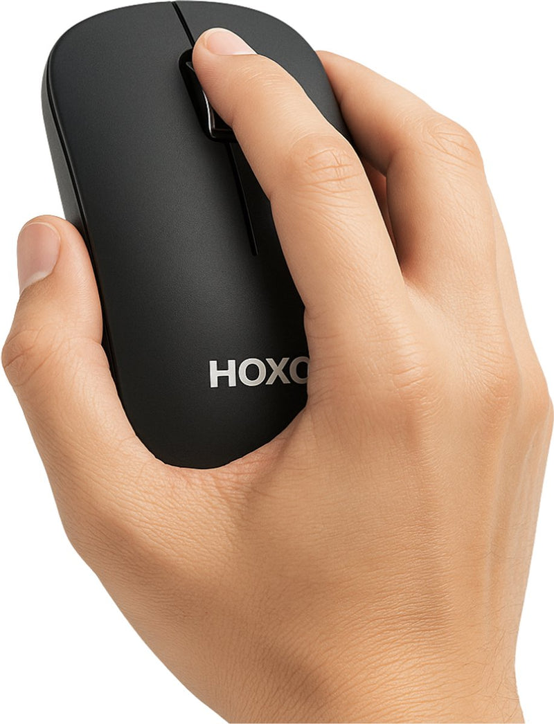 Draadloze Muis - 1000 DPI - Stille Muis - Bluetooth Muis - Ergonomische - Nauwkeurig Muis - 2.4 GHz Receiver - Geschikt voor Windows & Mac