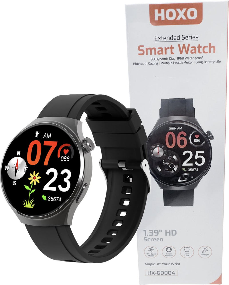 HD Smart Watch - Gezondheidsanalyse - Sportanalyses - 3D Dynamische Wijzerplaten - IP68 Waterdicht - Ergonomisch - Bellen - Bluetooth - Geschikt voor iOS & Android