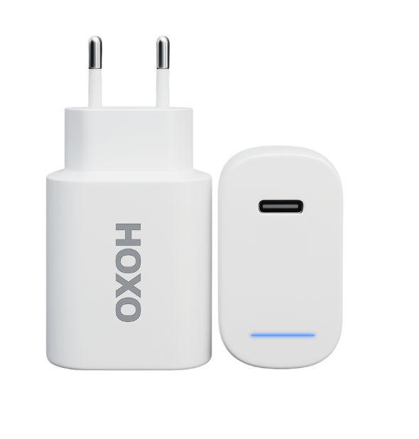 USB C Adapter 20W met LED Indicator - Snellader GaN PD 3.0 - Snel Laden - Oplaadstekker Geschikt voor iPhone
