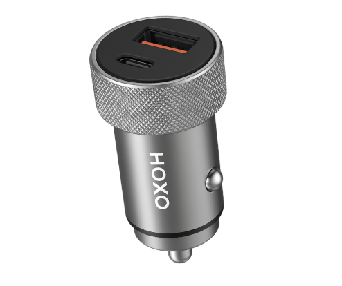 Mini Autolader 38W - USB C & USB A - Snellader met Power Delivery en Smart Chip - Sigarettenaansteker Oplader