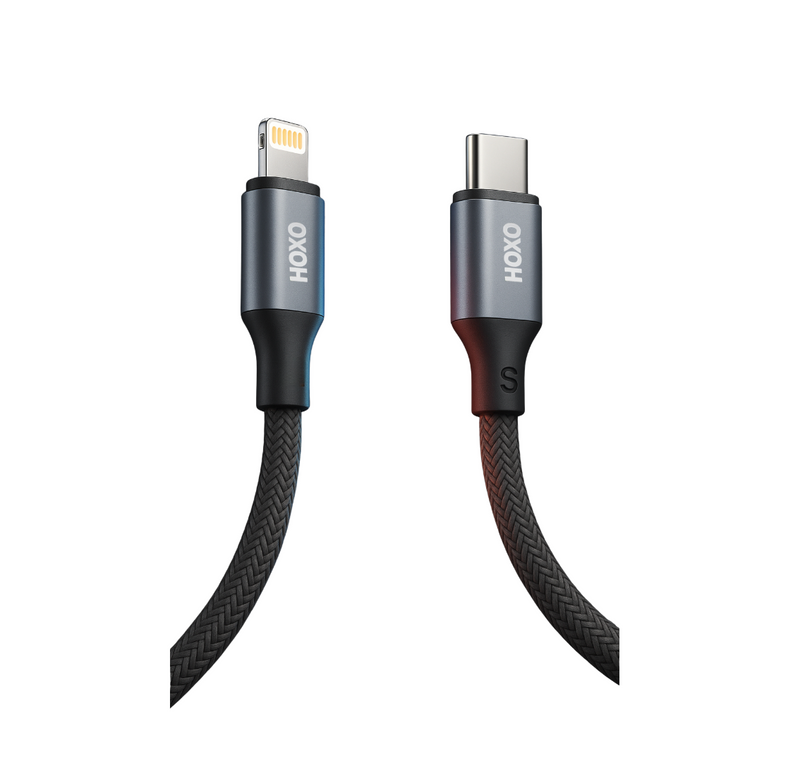 2x Magnetische Oplaadkabel geschikt voor Lightning - USB C Kabel - Magnetische Oprolbaar - 1 Meter - Snellader - Fast Charging