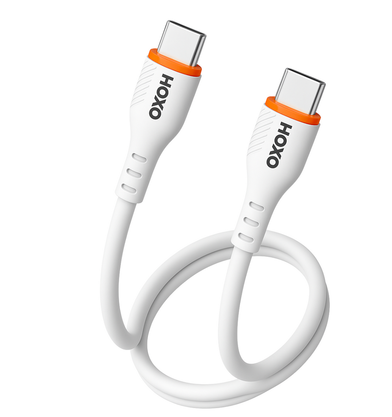 2x 60W USB C Kabel - USB C naar C - USB C Adapter Kabel 1 Meter - 5A Snellader - Data transfer - Geschikt voor iPhone Opladers