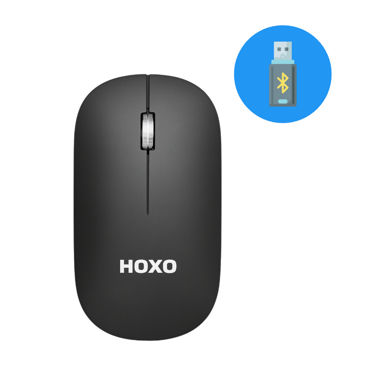 Draadloze Muis - 1000 DPI - Stille Muis - Bluetooth Muis - Ergonomische - Nauwkeurig Muis - 2.4 GHz Receiver - Geschikt voor Windows & Mac