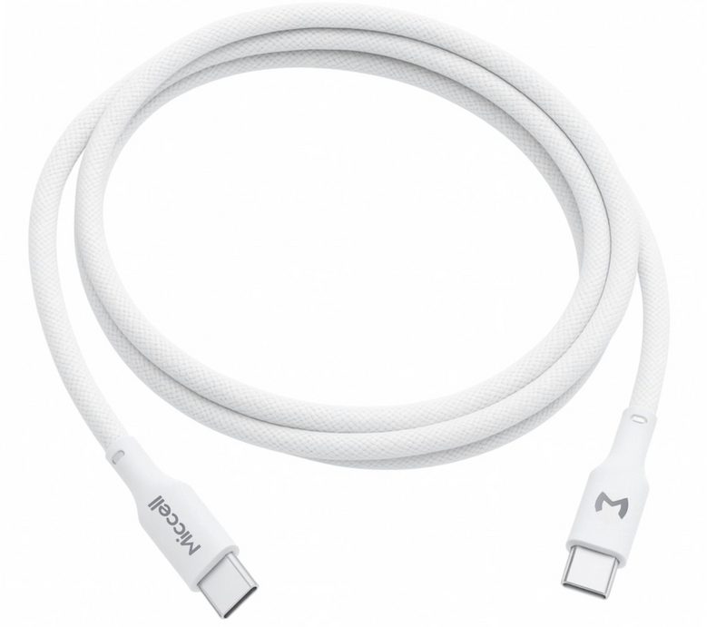 USB C naar C Kabel 60W - 1.2 Meter - Gevlochten Nylon Kabel - USB C Kabel - Snellader - Geschikt voor iPhone 17 & Samsung