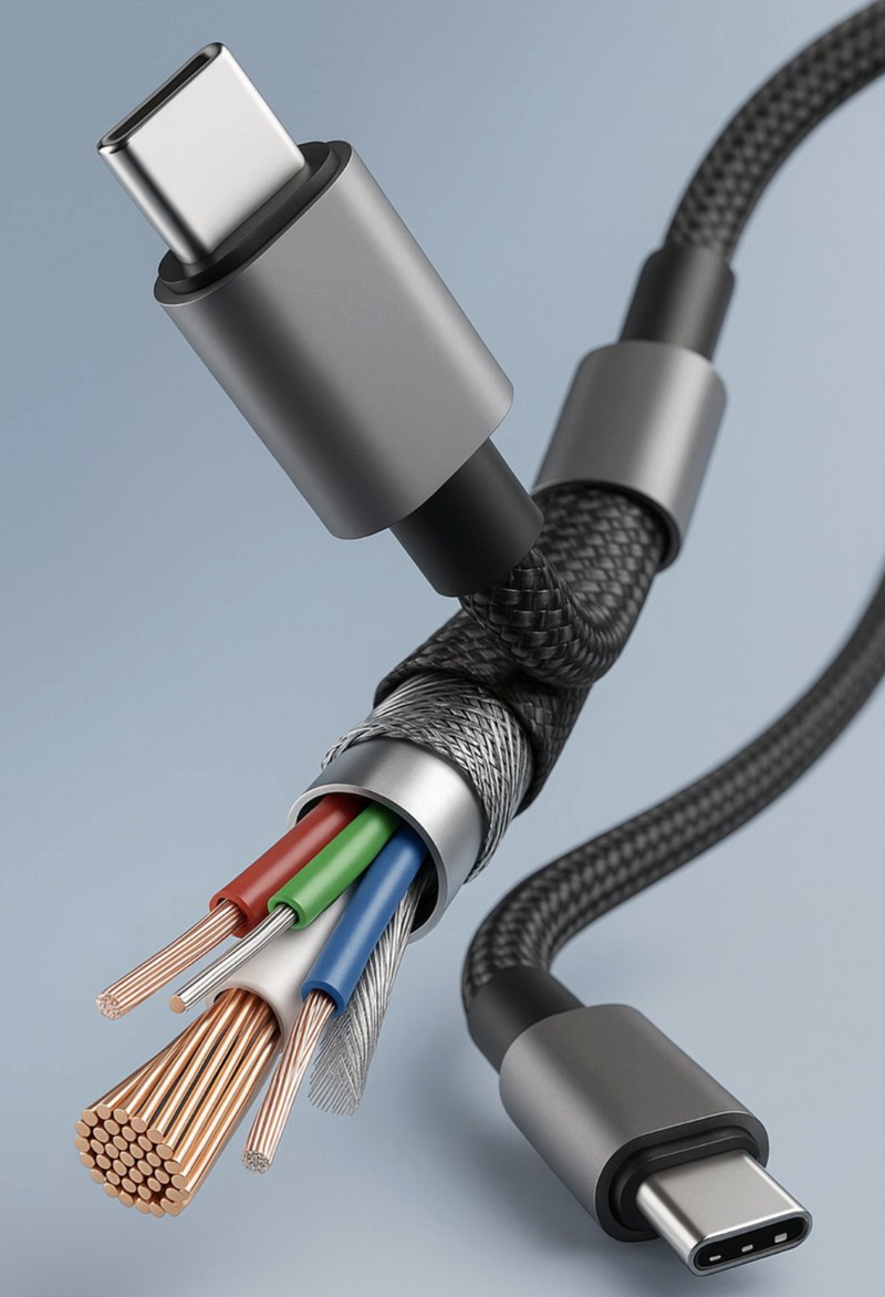 USB C naar C Kabel 60W - 1.2 Meter - Snellader - USB C Kabel - Gevlochten Nylon Kabel - USB C Adapter Kabel geschikt voor Samsung & iPhone 15/16/17