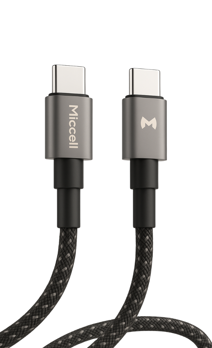 USB C naar C Kabel 60W - 1.2 Meter - Snellader - USB C Kabel - Gevlochten Nylon Kabel - USB C Adapter Kabel geschikt voor Samsung & iPhone 15/16/17