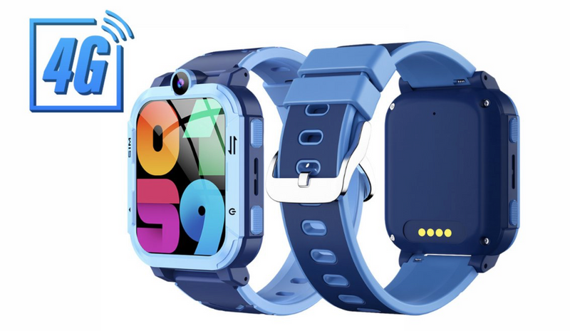 4G Kids Smart Watch - SOS Noodoproep - GPS Horloge - Inclusief Camera - IP67 Waterdicht - APP Bediening - Lange Batterijduur