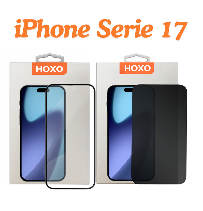 iPhone Serie 17 - Screenprotector - 6D Gehard Glas - Anti-statisch - Volledige bescherming