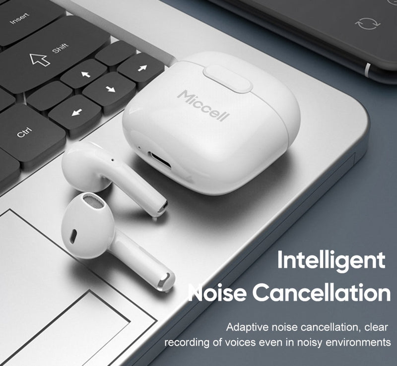 Draadloze Oortjes met ENC - Bluetooth 5.3 - Draadloze Oordopjes met Touch Control - 200 Uur Standby Batterij - Auto Pairing - Deep Bass - Hi-Fi Stereo Audio - Heldere Gesprekken