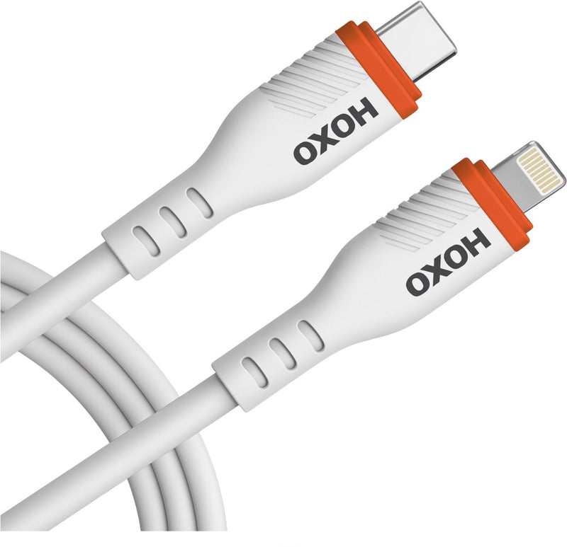 2x USB C Kabel - Geschikt voor Lightning - 27W Snellader 1 Meter - Data Transfer