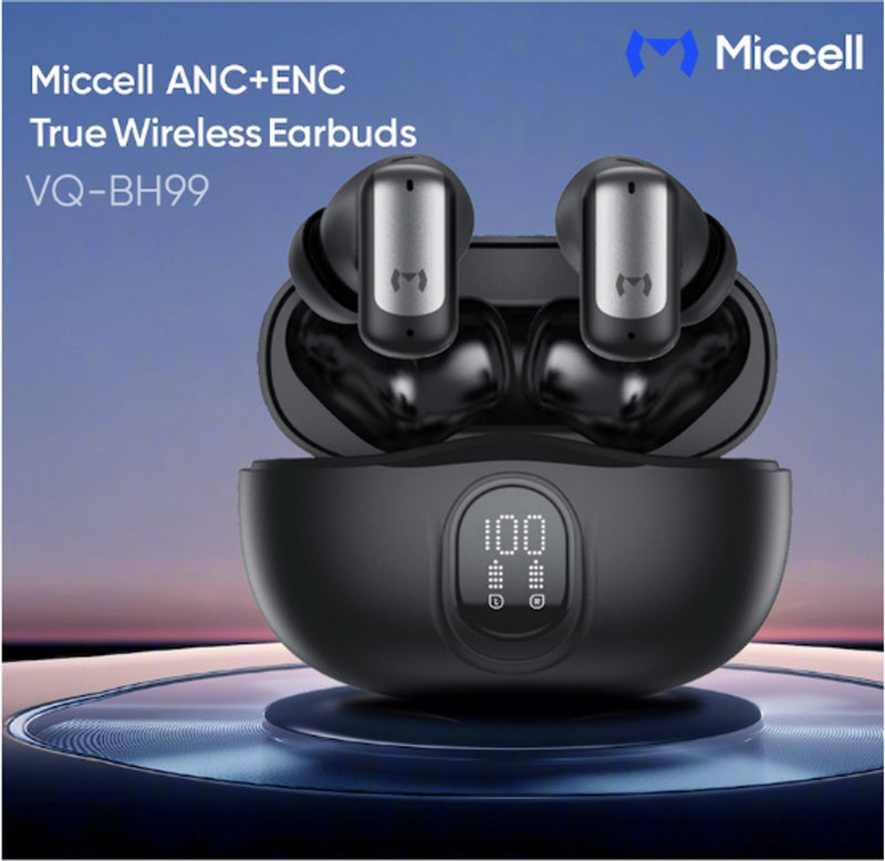 Pro Draadloze Oordopjes 3.5g - Oortjes met Active Noise Cancelling - 40 Uur Batterij - Sterke Bass - Hi-Fi Muziek - Mini Earbuds - TWS Oordopjes - Heldere Gesprekken