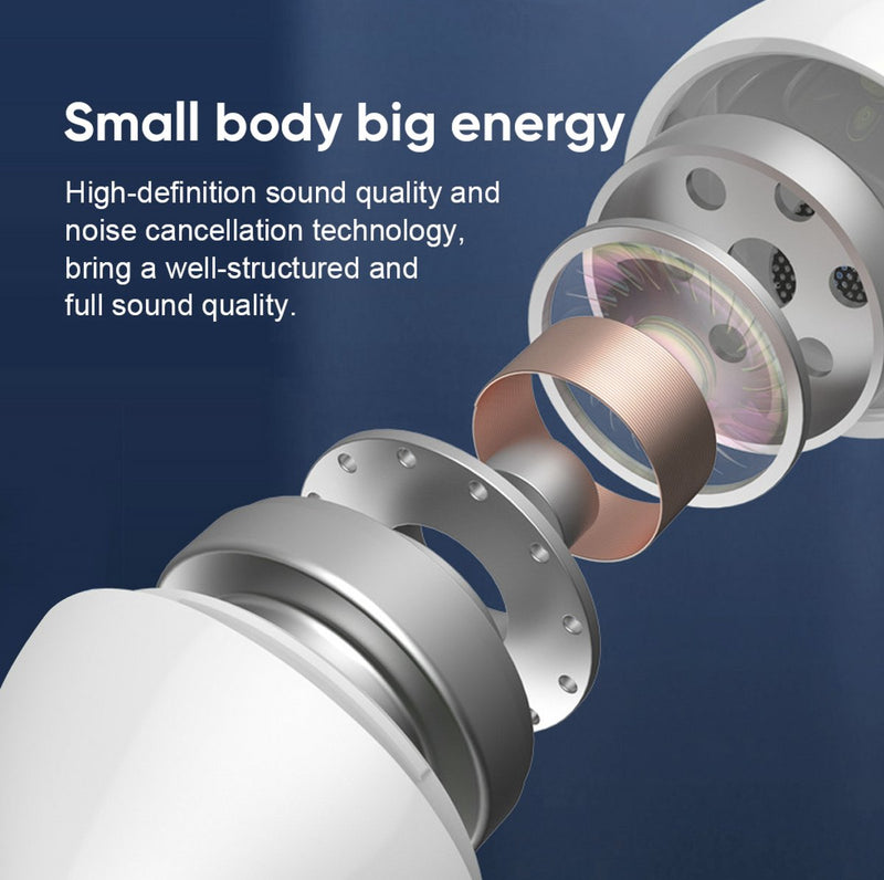 Draadloze Oortjes met ENC - Bluetooth 5.3 - Draadloze Oordopjes met Touch Control - 200 Uur Standby Batterij - Auto Pairing - Deep Bass - Hi-Fi Stereo Audio - Heldere Gesprekken