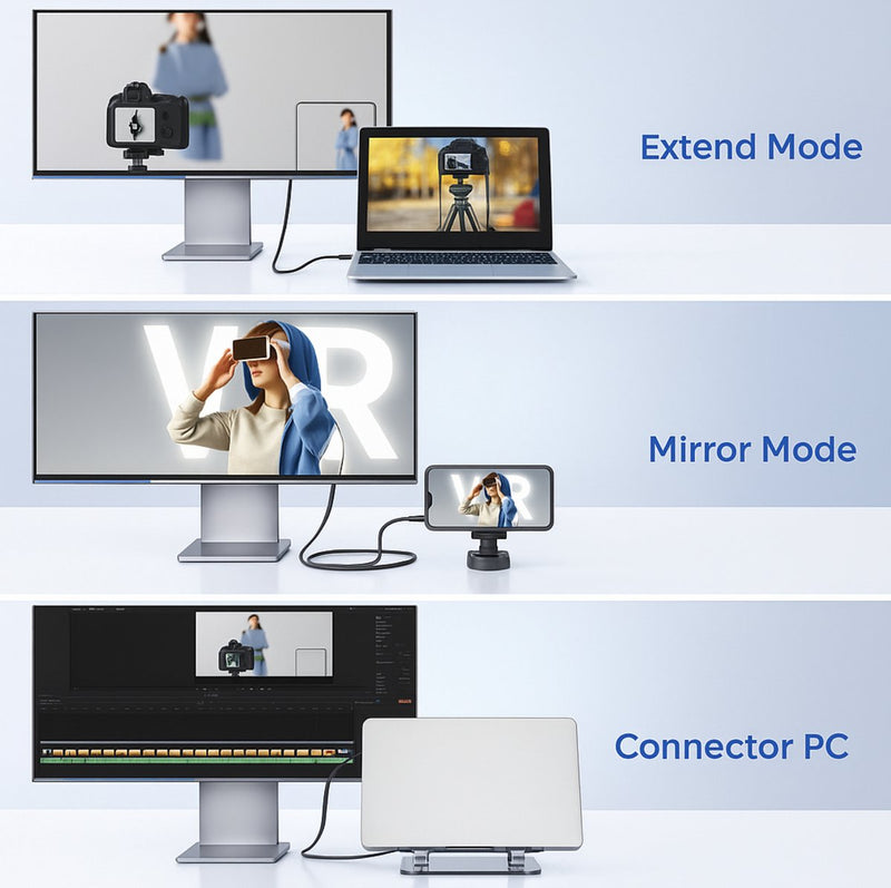 HDMI Kabel naar USB C - 2 Meter - 4K HDTV - HDR Dynamic Range - Snelle overdrachtssnelheid