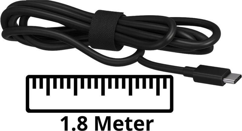 USB-C 65W GaN Universele Laptop Oplader - 1.8 Meter - USB C Adapter - Voedingsadapter voor Laptop - Sneloplader