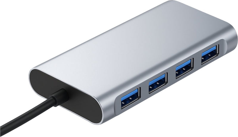 USB C Hub - 11 in 1 Docking Station - 1x Ethernet - 1x 4k HDMI - 1x VGA - 1x PD USB C 100W - 1x SD / TF Slots - 1x USB A 3.0 5Gbps - 3x USB-A 2.0 480mbps - Model 2025