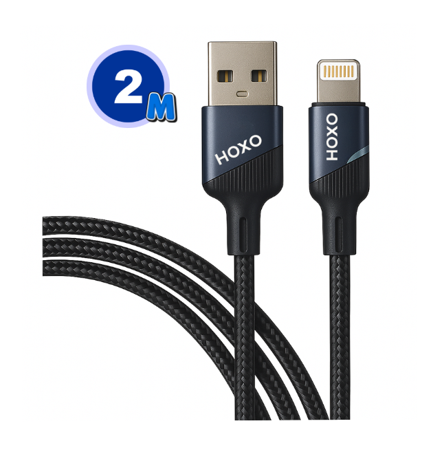 USB Oplaadkabel geschikt voor Lightning 60W - 2 meter - Opladen & Data Transfer - Snellader - Geschikt voor Smartphones, Tablets, Laptops & Draadloze Oortjes