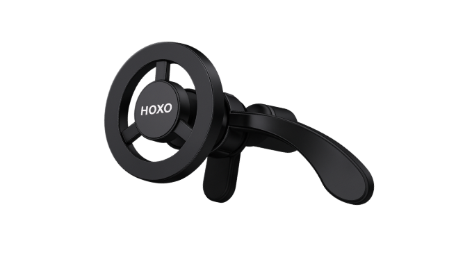 Magnetische Telefoonhouders auto met dubbel klemmachisme - Ventilatierooster - 360° Rotatie - Inclusief 2 Magneet Platen - Telefoonhouder - Voor smartphones 3 - 7 inch - Universeel