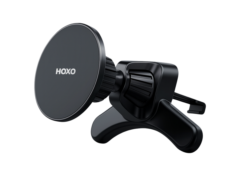 Telefoonhouders Auto - Magnetische - 360° Rotatie - Ventilatierooster met haak en klamsysteem- Geschikt voor 3 tot en met 7 inch - Inclusief magneetring - Horizontaal als verticaal