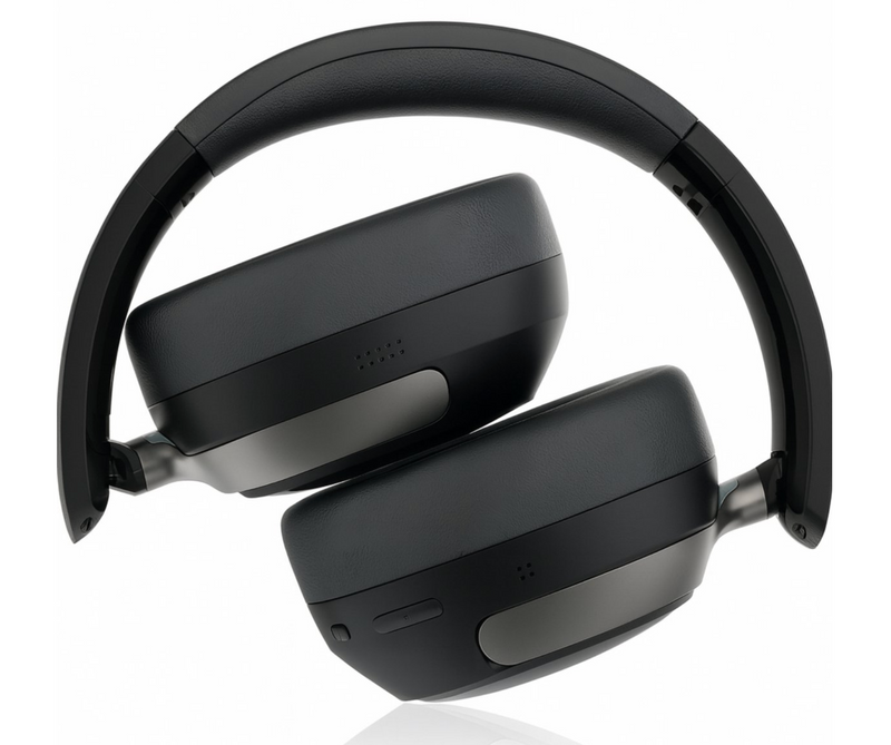 Over Ear Koptelefoon met Active Noise Cancelling - Draadloze Headset met Microfoon - ENC - Bluetoot 5.3 - Inklapbaar & 70 uur batterij