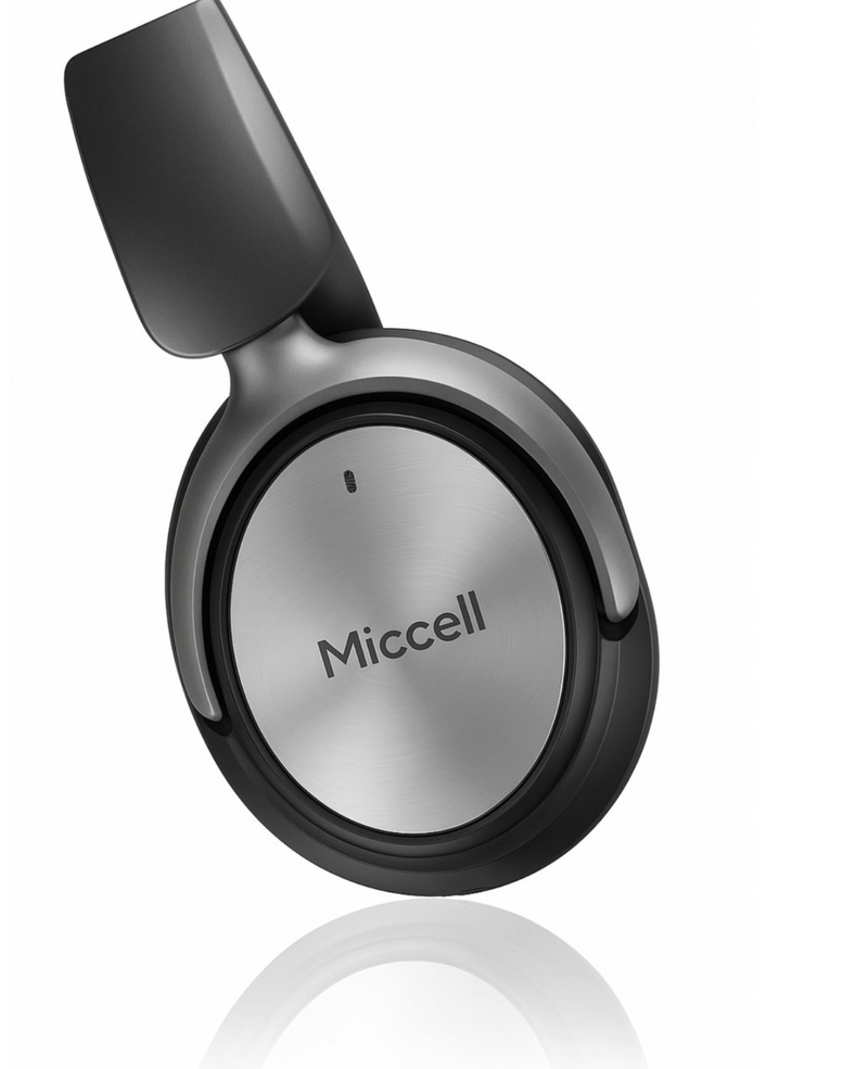 Over Ear Koptelefoon met Active Noise Cancelling - Draadloze Headset met Microfoon - ENC - Bluetoot 5.3 - Inklapbaar & 70 uur batterij